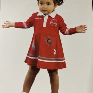 NEW Ohio State Buckeyes Colosseum Cheer Dress infant Girls 6-12m